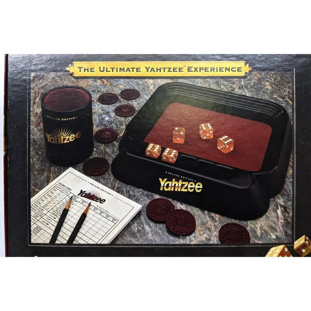 Yahtzee - Deluxe Edition 1997 - 100% Complete and Gently Played - Picture 9 of 10